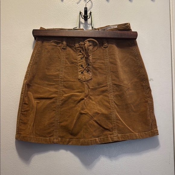 RSQ Dresses & Skirts - RSQ Brown Lace-Up Women's Mini Skirt